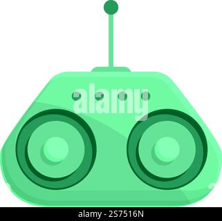 Child joystick icon cartoon vector. Remote control. Model machine Stock ...