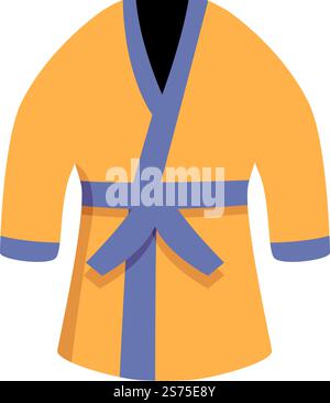 Boxing robe icon in cartoon style isolated on white background. Boxing ...