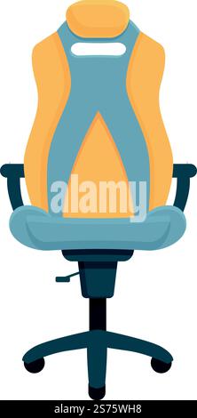 Gaming desk chair icon, cartoon style Stock Vector Image & Art - Alamy