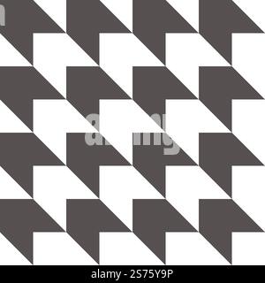 Seamless Pattern houndstooth tartan check plaid background vector for dress, coat, jacket, skirt, scarf, other modern fashion textile print. Vector illustration.. Trend seamless fashion pattern Stock Vector
