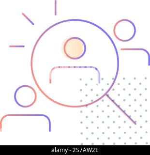 Human Resource - Candidate Selection - Stock Icon as EPS 10 File Stock Vector