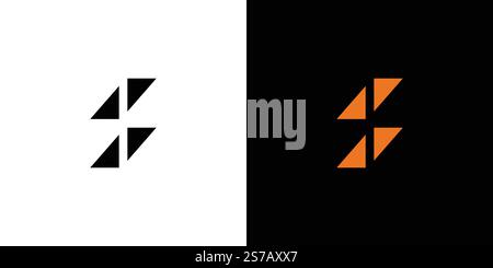 Unique and modern  initial S  logo design Stock Vector