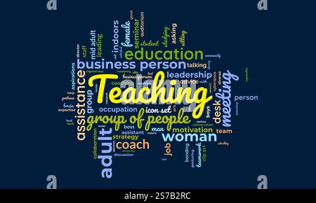 Classroom Technology word cloud template. Classroom Technology concept ...