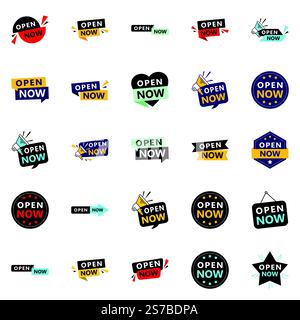 25 Open Now Vector Images for Immediate Use Stock Vector Image & Art ...