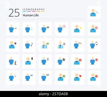 Human Flat 5 Icon Pack Including . face. emotion Stock Vector Image ...