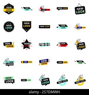 25 Fresh Vector Images for a New Look in your marketing materials Stock Vector