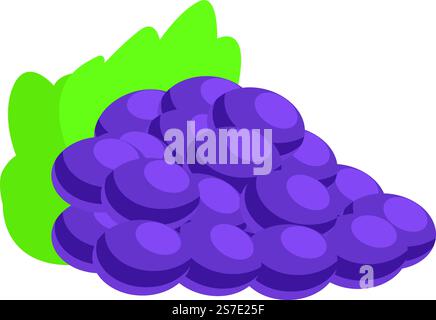 Ancient greece grapes icon cartoon vector. Greek culture. Tourism history. Ancient greece grapes icon cartoon vector. Greek culture Stock Vector