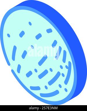 mercury planet isometric icon vector. mercury planet sign. isolated symbol illustration. mercury planet isometric icon vector illustration Stock Vector