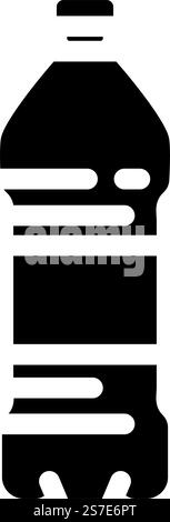 container water plastic bottle glyph icon vector illustration Stock ...
