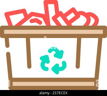 recycle copper icon color illustration Stock Vector Image & Art - Alamy