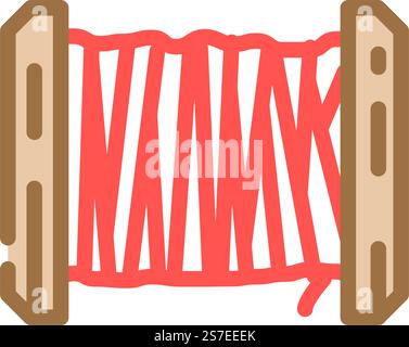 wire cable copper color icon vector illustration Stock Vector Image ...