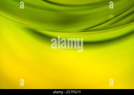 Soft colorful texture with green and yellow colors of gradient curves and waves perfect for backgrounds and texture Stock Photo
