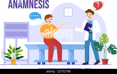 Anamnesia Anamnesis System Vector Illustration for Information About the Disease ...