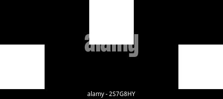 Pit with square hole ground dimple icon black color vector illustration ...