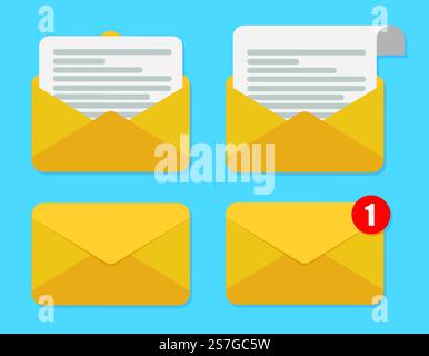 Mail icon vector art. Mail icon vector art vector illustration concept image icon Stock Vector