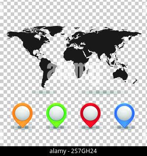 World map Stock Vector