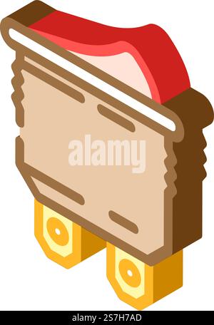 electric switch electrical engineer isometric icon vector illustration ...