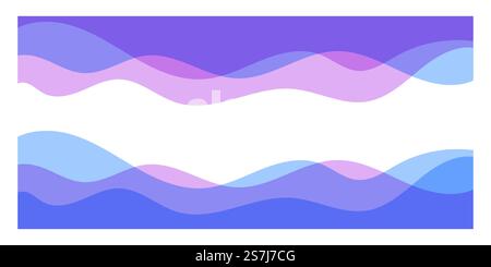Liquid color wavy background template Stock Vector