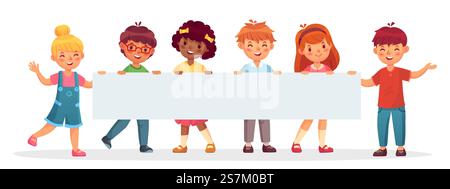 Student girl holding empty board cartoon sticker illustration Stock ...