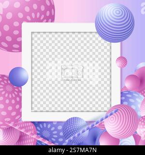 Slides abstract Unique Editable modern Social Media banner Template. Anyone can use This Design Easily. Promotional web banner for social media. Stock Vector