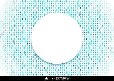 Abstract triangular background. Many digital blue triangles look modern. Stock Vector