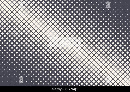 Rhombus Halftone Pattern Geometric Texture Technology Abstract Background. Rectangular Shapes Vector Abstract Geometric Technology Extreme Sports Pattern Background Stock Vector
