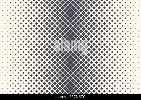 Rhombus Particles Halftone Texture Abstract Geometric Technology Background. Rhomboid Shapes Vector Abstract Geometric Technology Extreme Sports Background Stock Vector