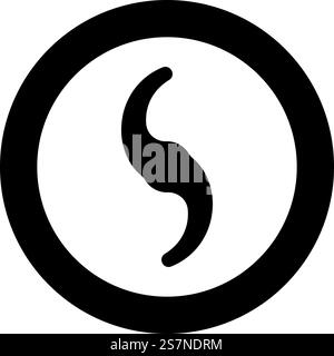 Blender blade grinder food rotating knife icon black color vector ...