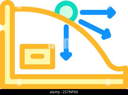 Kinematics Theory Mechanical Engineer Color Icon Vector Illustration