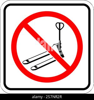 Prohibited Action Sign. Pallet Jack On White Background Stock Vector