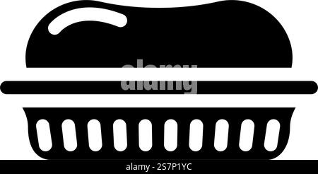soap bar hygiene glyph icon vector illustration Stock Vector Image ...