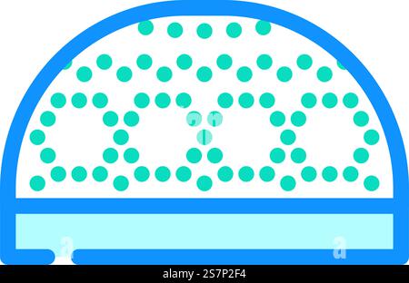 muslim prayer cap kufi color icon vector. muslim prayer cap kufi sign. isolated symbol illustration. muslim prayer cap kufi color icon vector illustration Stock Vector