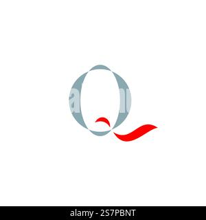 Letter Q Premium Logo Design. Q Initial Icon Simple Stock Vector