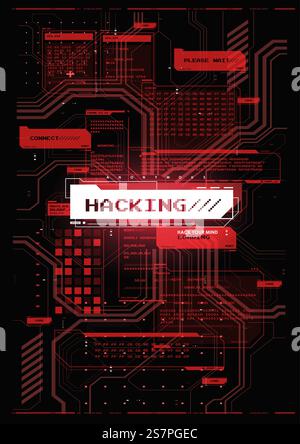 Hacking Gui Sample Software Computer desktop software operating infographic chart design template ...