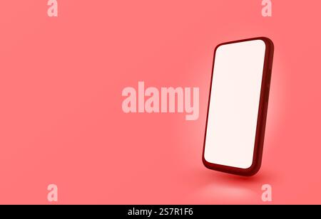 Smartphone color mobile screen, technology mobile display light. Vector illustration. Smartphone color mobile screen, technology mobile display light. Vector Stock Vector