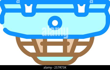 smart smoke detector home color icon vector. smart smoke detector home sign. isolated symbol illustration. smart smoke detector home color icon vector illustration Stock Vector