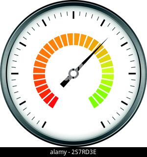 Round color scale indicator with arrow set Stock Vector Image & Art - Alamy