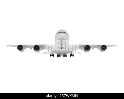 isolated big airplane on a white background Stock Photo - Alamy
