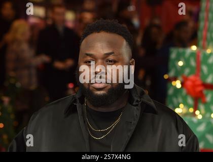Samson Kayo attends the world premiere of "F1 The Movie" on Monday ...