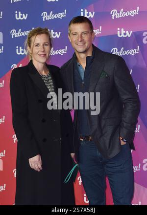 Shara Grylls and Bear Grylls attends  'ITV Palooza!' at the Royal Festival Hall in London, England. Tuesday 23rd November 2021 Stock Photo