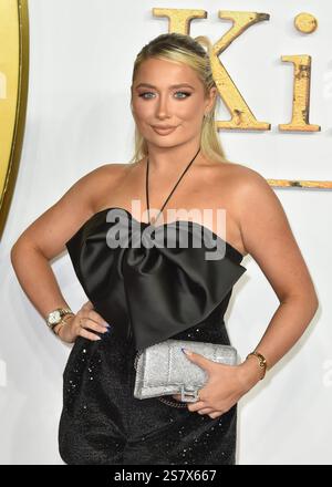 Saffron Barker attends 'The Kings Man' - World Premiere at Cineworld