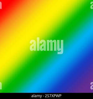 Rainbow gradient background. Colorful diagonal blend. Bright spectrum shades. Vector illustration. Stock Vector