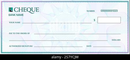 Guilloche pattern. Vector background with cheque watermark for ...