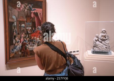 Museo Nacional de Bellas Artes, colección permanente. Buenos Aires, Argentina Stock Photo