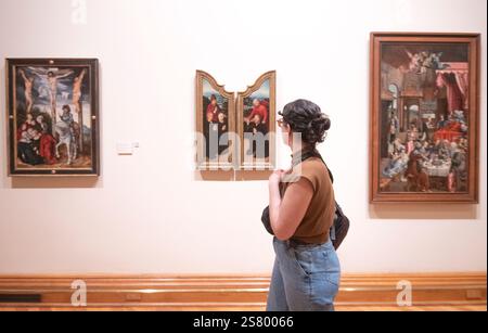 Museo Nacional de Bellas Artes, colección permanente. Buenos Aires, Argentina Stock Photo