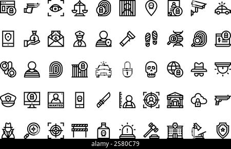 High-Quality Vector Icons Collection with Editable Stroke. Ideal for Professional and Creative Projects. Stock Vector