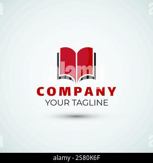 Book logo design icon template illustration Stock Vector
