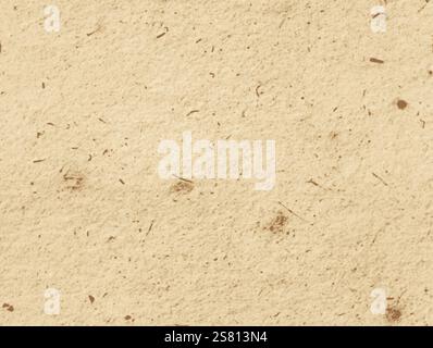 Vintage Textured Beige Paper Background with Subtle Brown Fibers. Seamless Pattern. A textured vintage-style paper background featuring beige hues Stock Vector