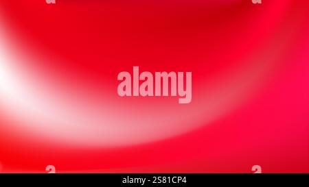 Elegant red gradient. Light and shadow blurred, flowing effect. Stock Vector