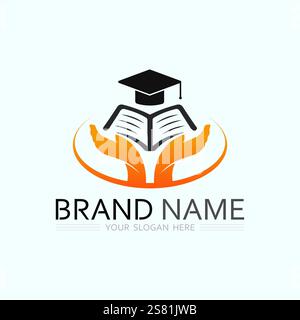 Education Logo Template vector icon illustration design Stock Vector